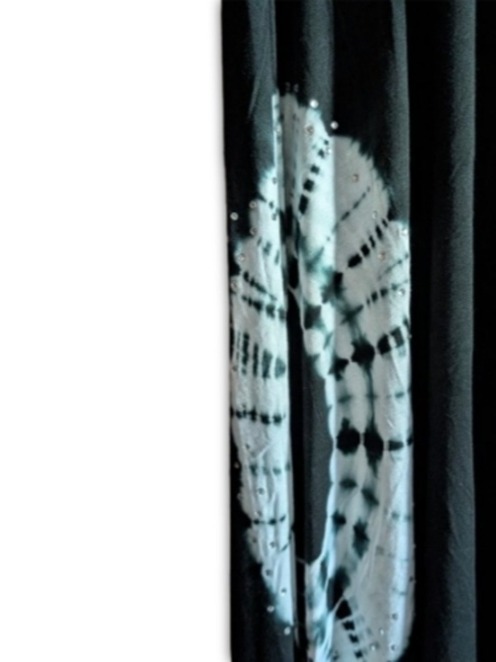 Avenue Black And White Tie-Dye Pattern Maxi Skirt Size 2X (22/24) - Picture 5 of 11
